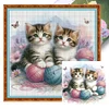 Kitten - 11CT Stamped Cross Stitch - 40*40cm - Cat