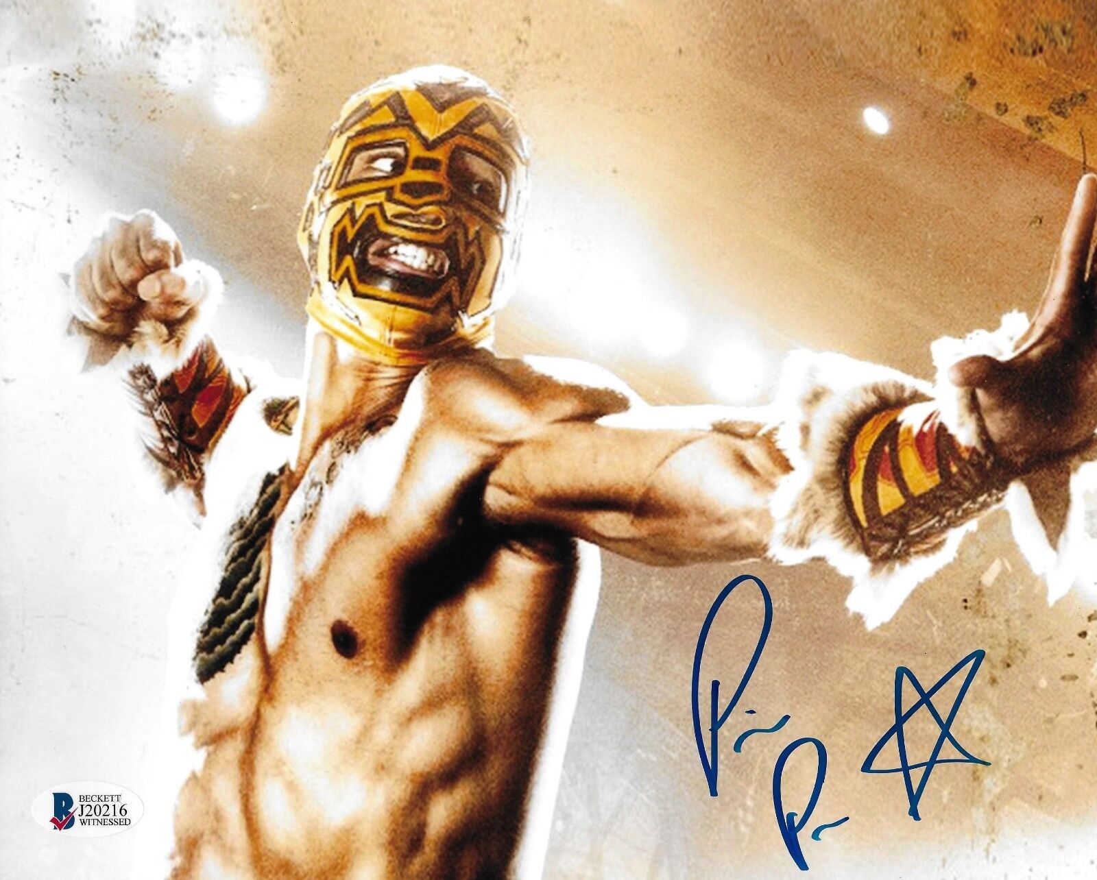 Prince Puma Signed 8x10 Photo Poster painting BAS COA Ricochet WWE Wrestling Lucha Underground 3