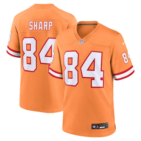 Men's Tampa Bay Buccaneers #84 Bauer Sharp Nike Orange Alternate Game Jersey