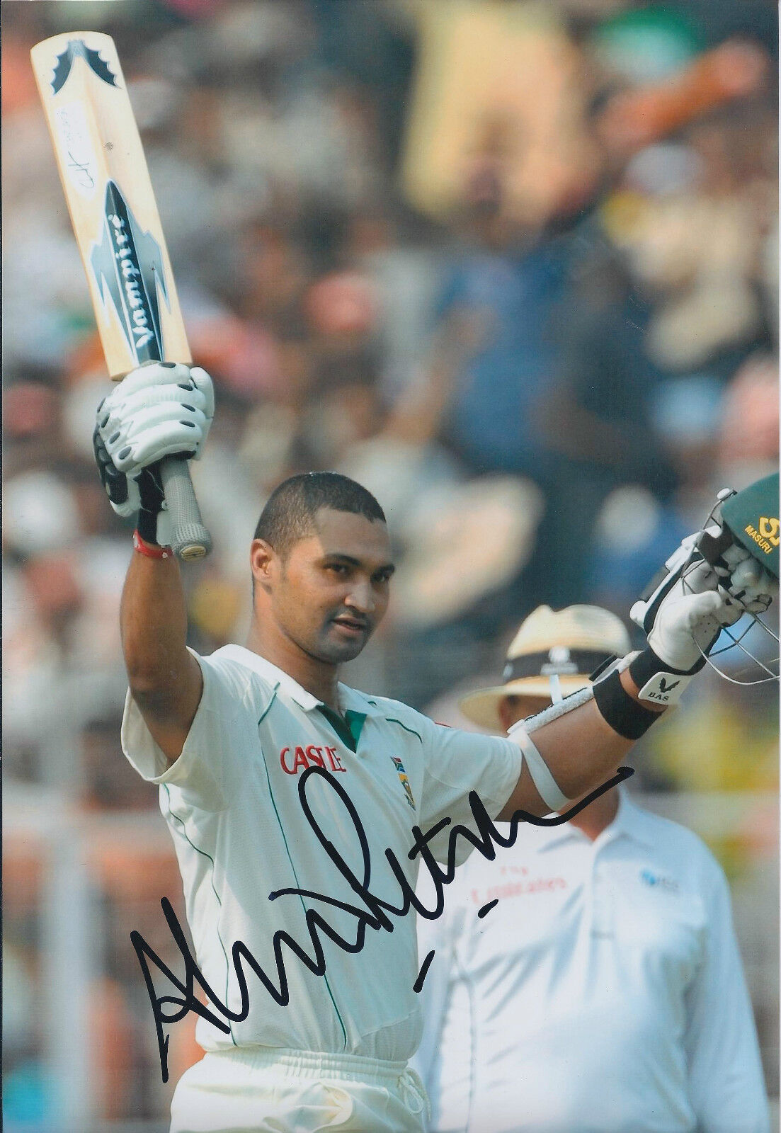 Alviro PETERSEN Signed Autograph 12x8 Photo Poster painting AFTAL COA South Africa CRICKET