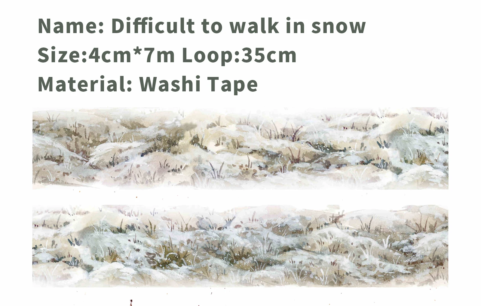 PET Tape - 500cm Vintage Ancient Plant Flower Building Landscaping Material Collage 