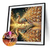 Pfau - speziell geformte Diamantmalerei - 30 * 30cm