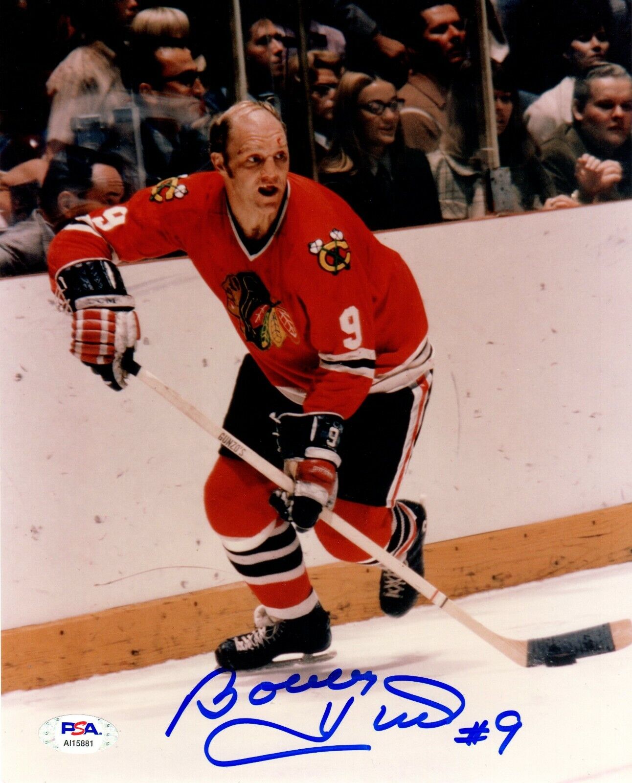 Bobby Hull autographed signed 8x10 Photo Poster painting NHL Chicago Blackhawks PSA COA