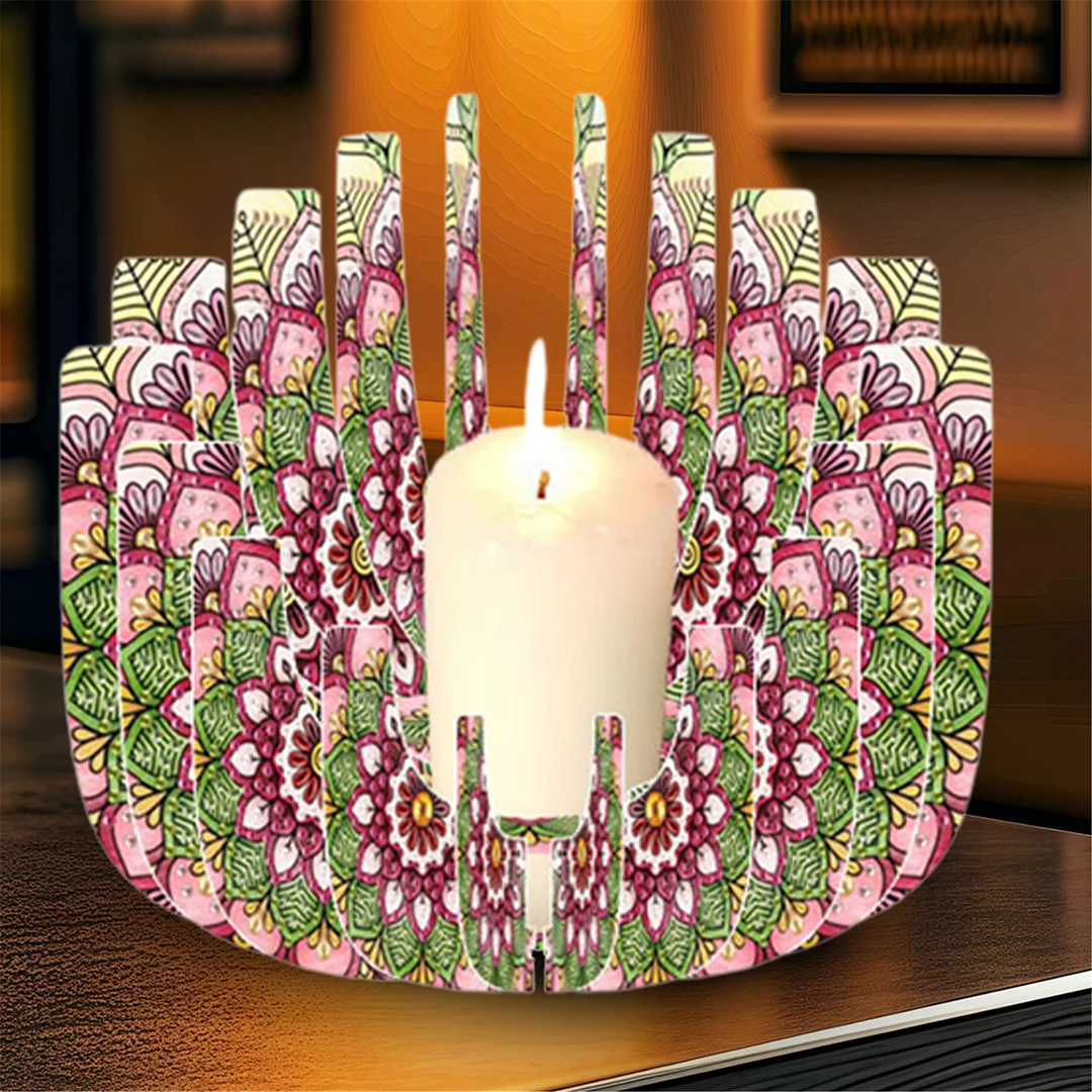 DIY Diamond Art Painting Kits of Candle Holder for Aromatherapy & Home Decor