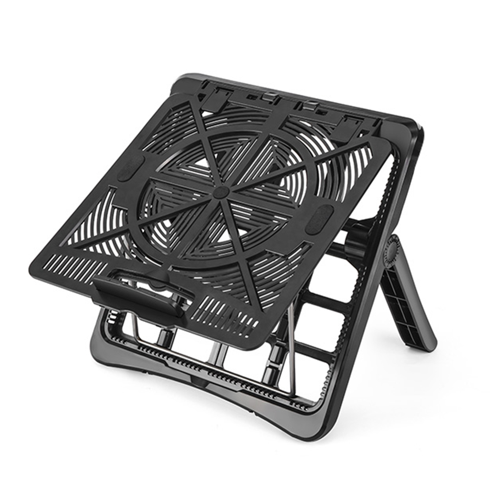 

Folding Laptop Cooling Stand Adjustable Notebook PC Non-Slip Holder, Black, 501 Original