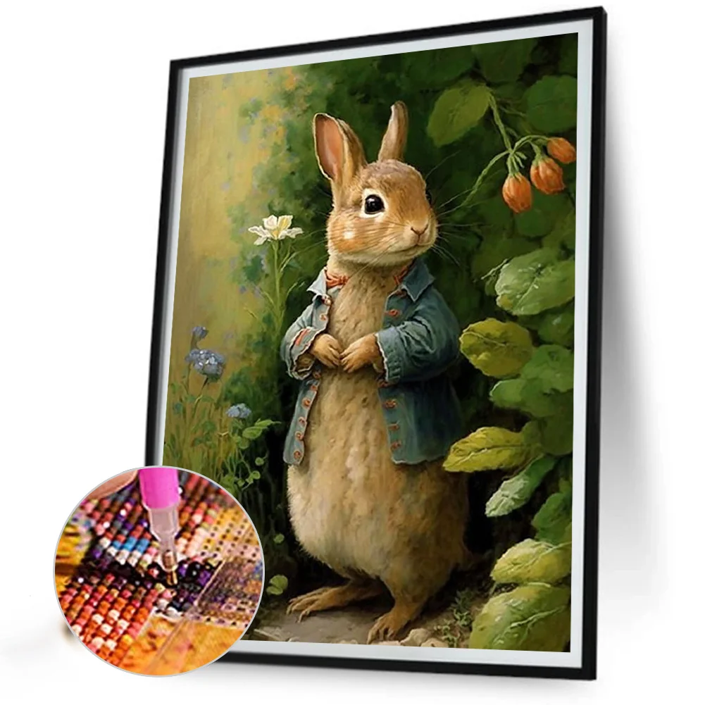 Diamond Painting - Full Square Drill - Rabbit(Canvas|30*40cm)