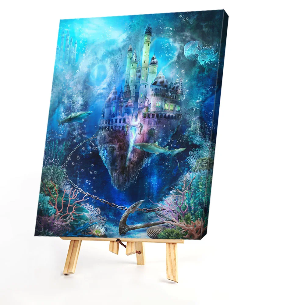 Underwater Castle - Paint By Numbers(40*50CM)