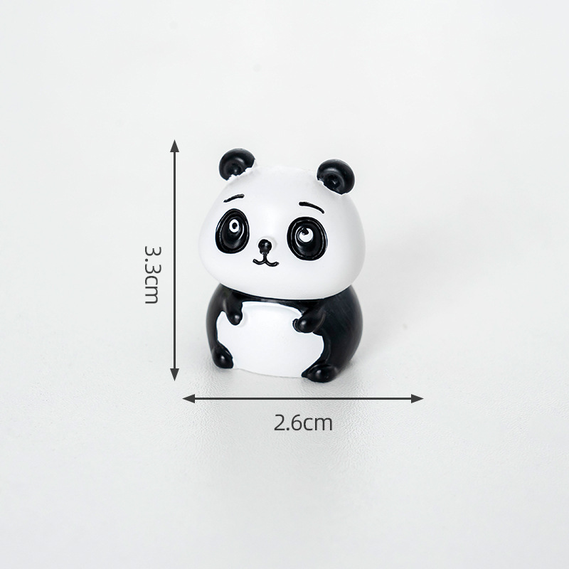 Mini Panda & Honey Jar Resin Charm