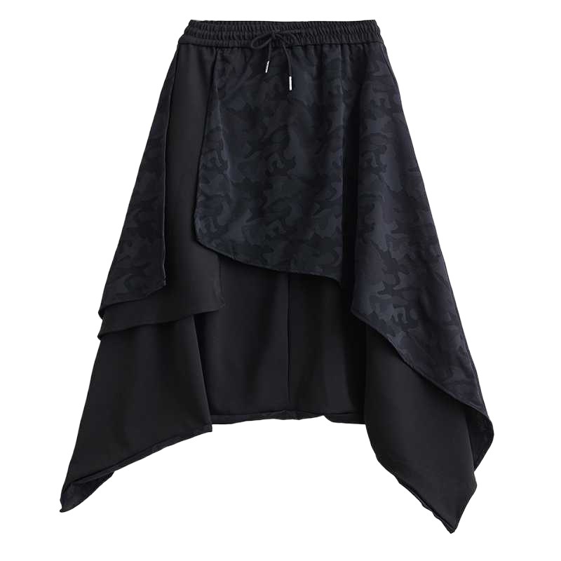 Casual Multi-Layered Wide Leg Pants