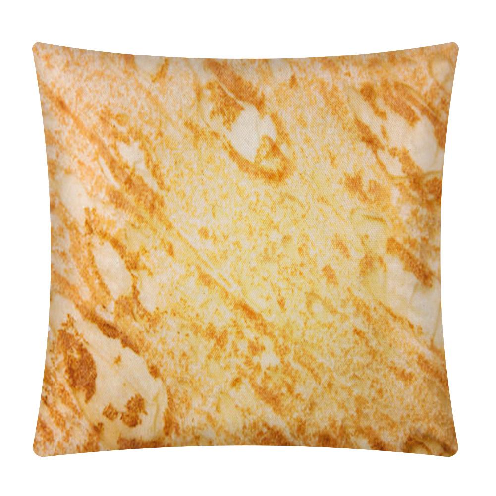 

Snack Tortilla Pattern Linen Pillowcase Square Pillow Cover for Home (13, 501 Original