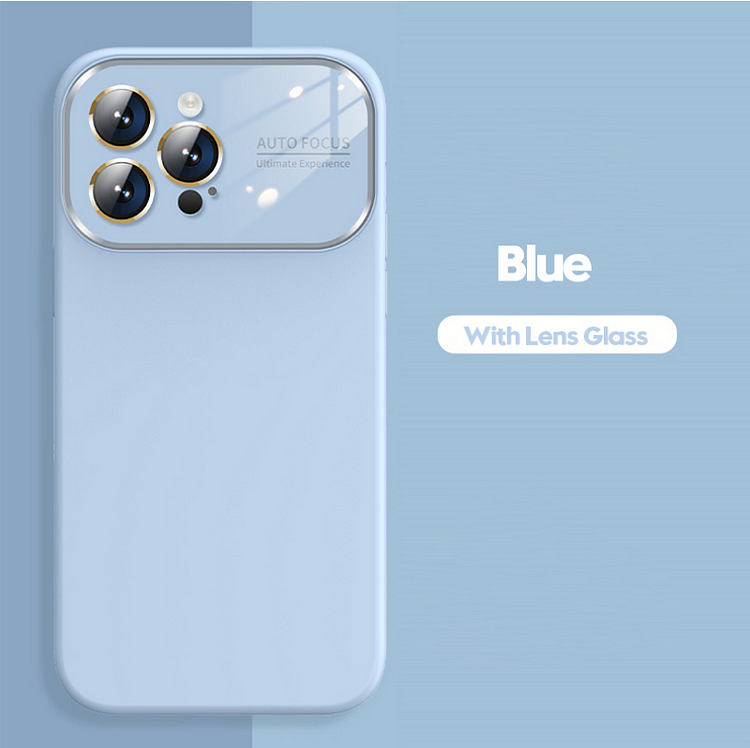 Liquid Silicone Lens Protection iPhone Case