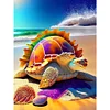 >SALE<5D DIY Full Round Drill Diamond Painting Kit Beach Turtle Decoration (sz4245)