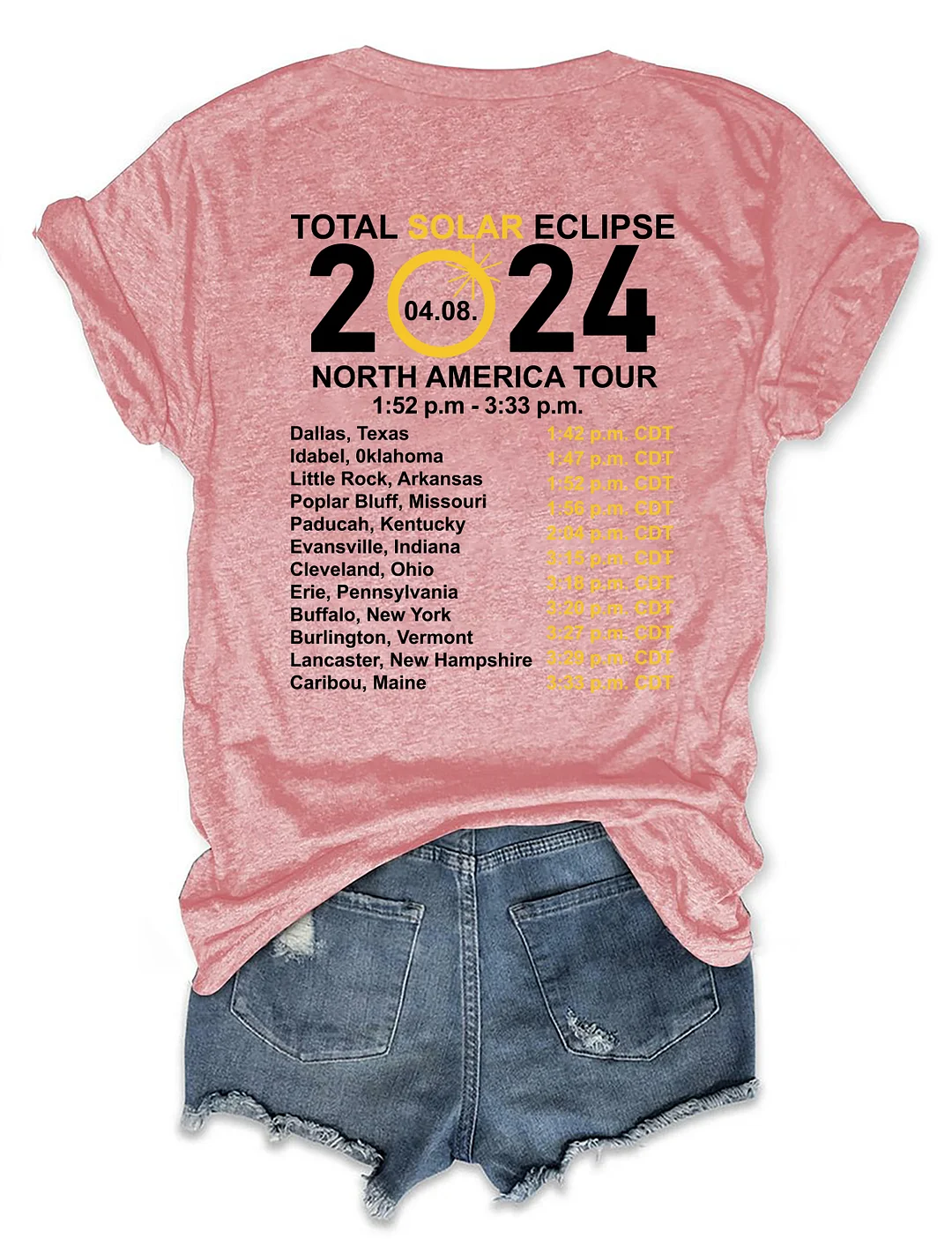 Total Solar Eclipse 2024 T-shirt