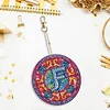 >SALE<A-Z 26 Letters Double Sided Special Shape Diamond Painting Keychain Pendant (F)