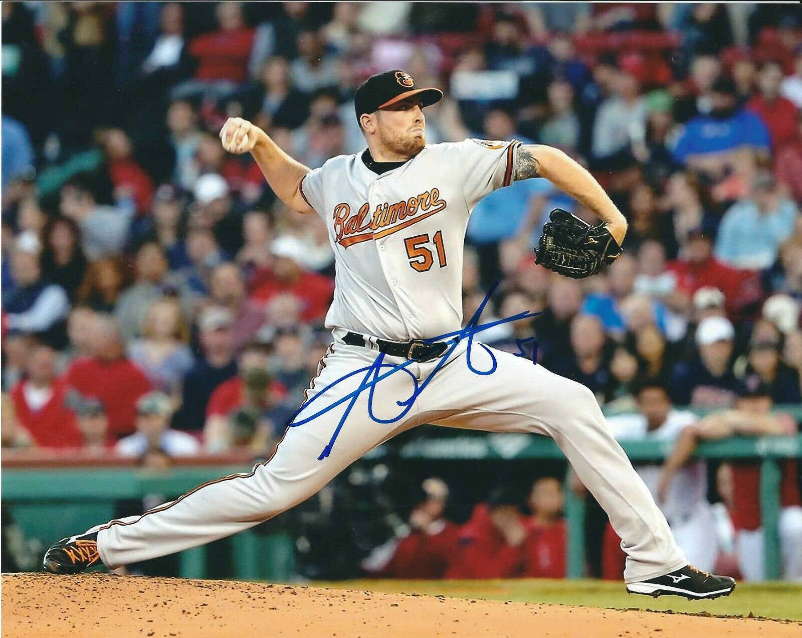 AUTOGRAPHED 8x10 ALEC ASHER Baltimore Orioles Photo Poster painting W/COA