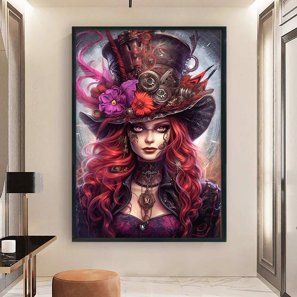 11CT Full Stamped Cross Stitch - Stain Glass Petra Ancient (Canvas|50*50CM) - Eco-Friendly Cotton Thread