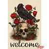 (PDF Pattern) Crow 14CT PDF Cross Stitch Pattern Instant Digital Download Counted Printable 13.78x20.08inch