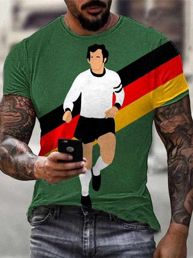 Men's RIP Beckenbauer Print T-Shirt