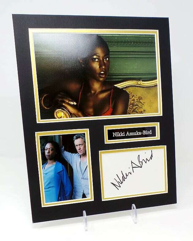 Niki AMUKA-BIRD Signed Mounted Photo Poster painting Display AFTAL COA Marsha in Gold Digger