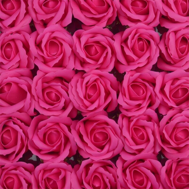 5/10pcs 4.5cm Cheap Artificial Soap Rose Flower Head For Home Garden Wedding Decoratio Valentine'S Day Gift Fake Flower