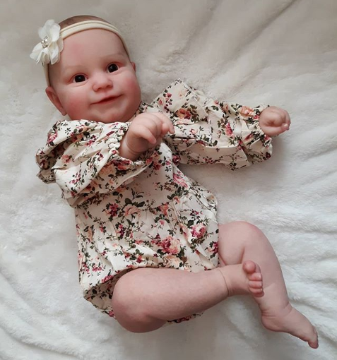  22"  Ann Realistisch Reborn Baby Mädchen - RSDP-Rebornbabypuppen-Rebornbabypuppen.de®