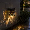 Solar Powered Outdoor Hummingbirds Wall Lamps Wall-Mounted Garden Lights