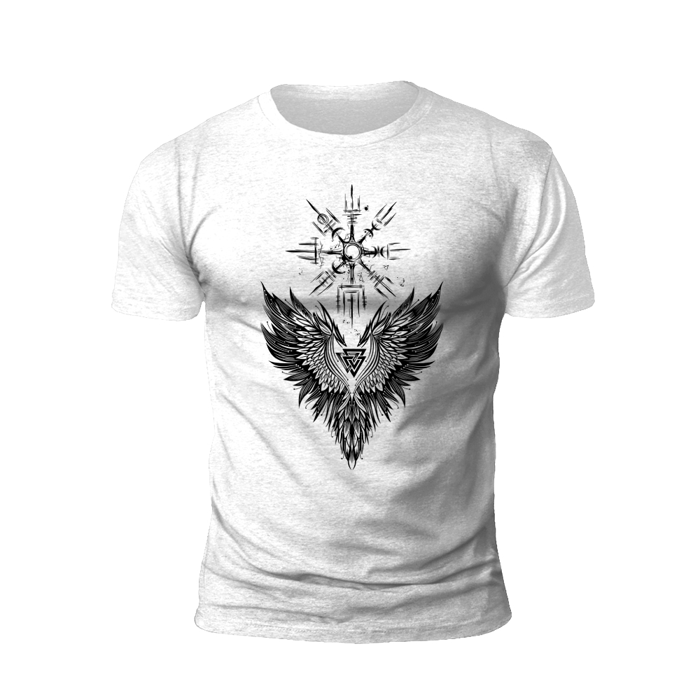 Guiding Light: The Valkyrie's Compass T-shirt