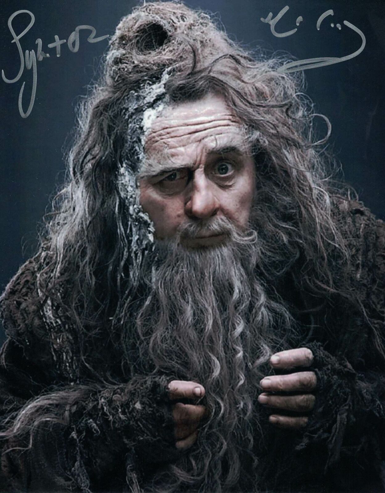 SYLVESTER MCCOY - Radaghast in The Hobbit- hand signed 10 x 8 Photo Poster painting