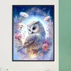 Diamond Painting-DIY Round Drill Owl(Round and Part AB Drill) (35*45CM)
