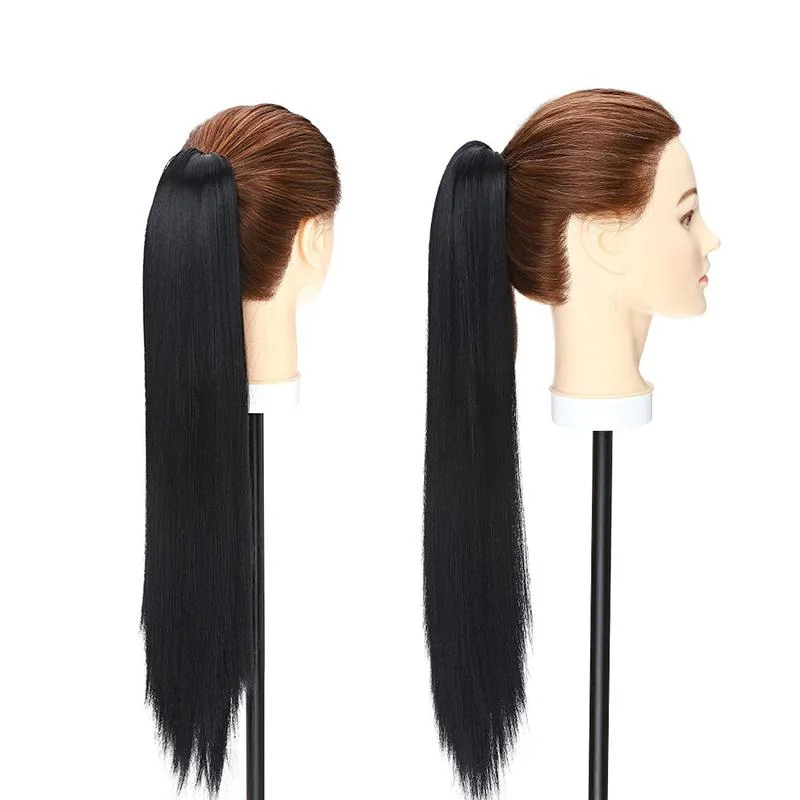 Voluminous Soft Straight Ponytail Claw Clip In Hair Extensions