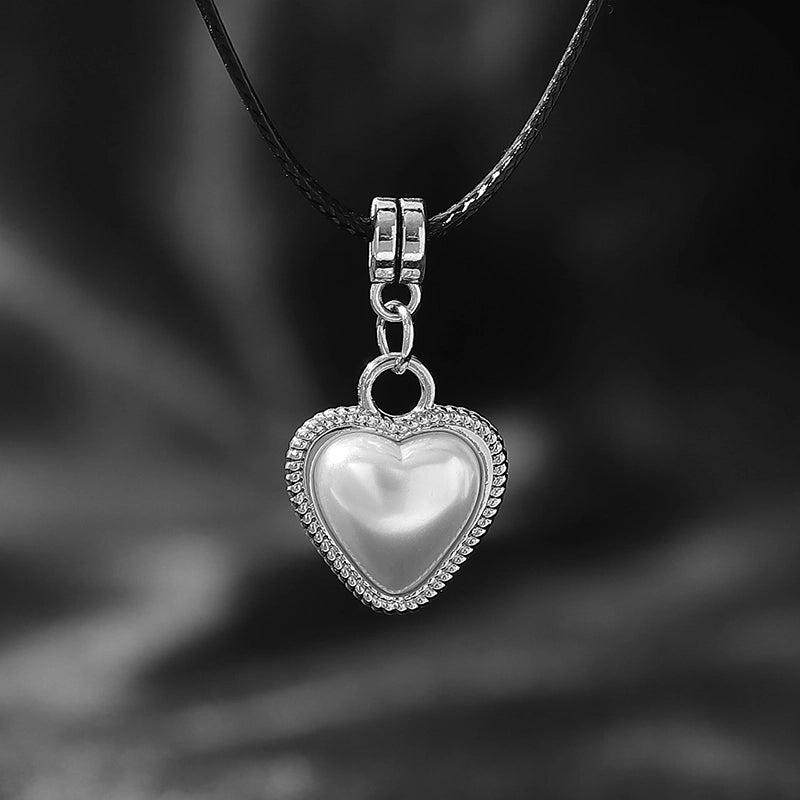 Elegant Vintage Style Heart Shape Synthetic Resin Synthetic Fibre Choker3