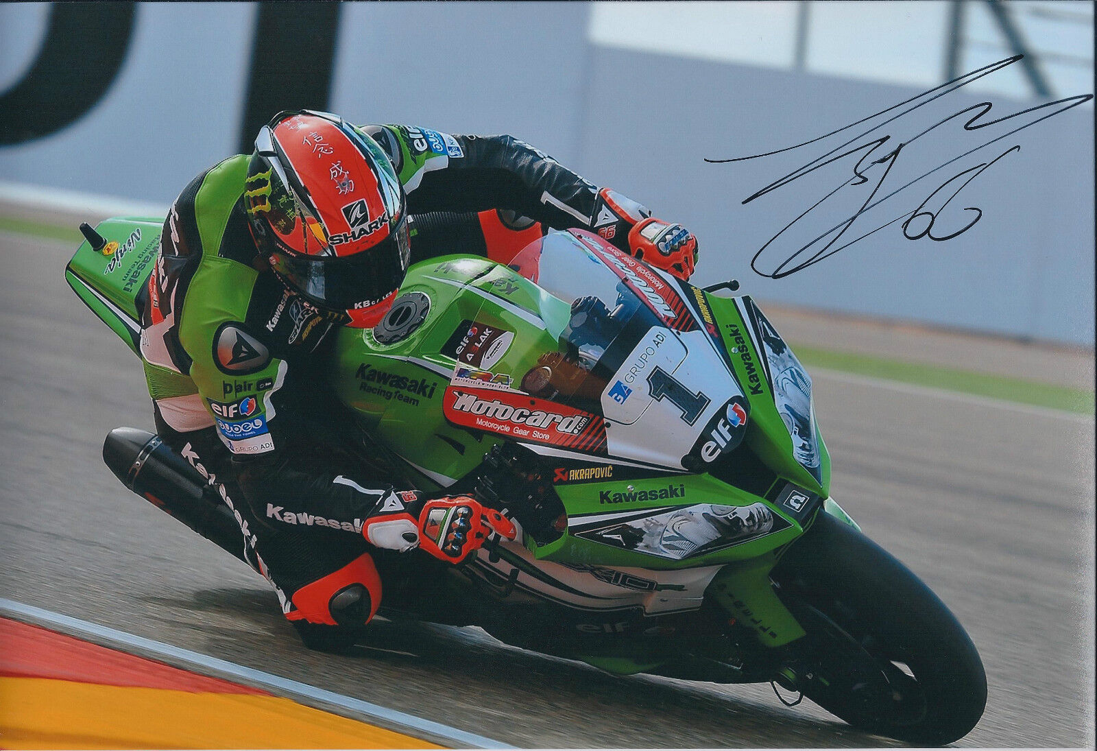 Tom SYKES SIGNED WSB Photo Poster painting AFTAL Autograph COA RARE Superbike World Champion