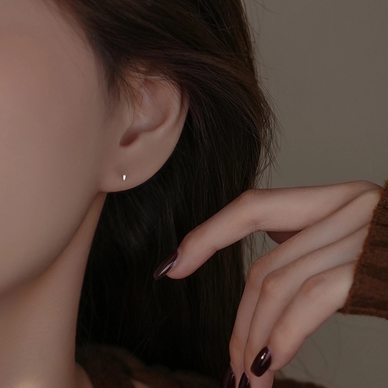 1 Pair 925 Sterling Silver Star Ear Studs