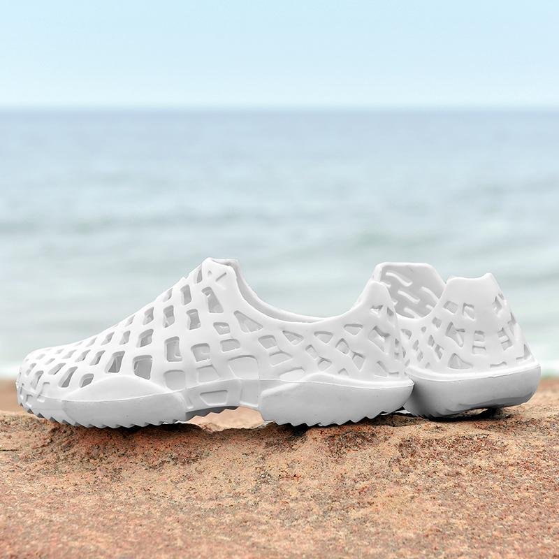 beach shoes with holes