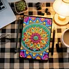  Mandala 5D DIY Diamond Art Painting Notebook Kit 50 Pages A5 Rhinestone Art Painting Notebook Kit for Adults Beginners Holiday Birthday Gift