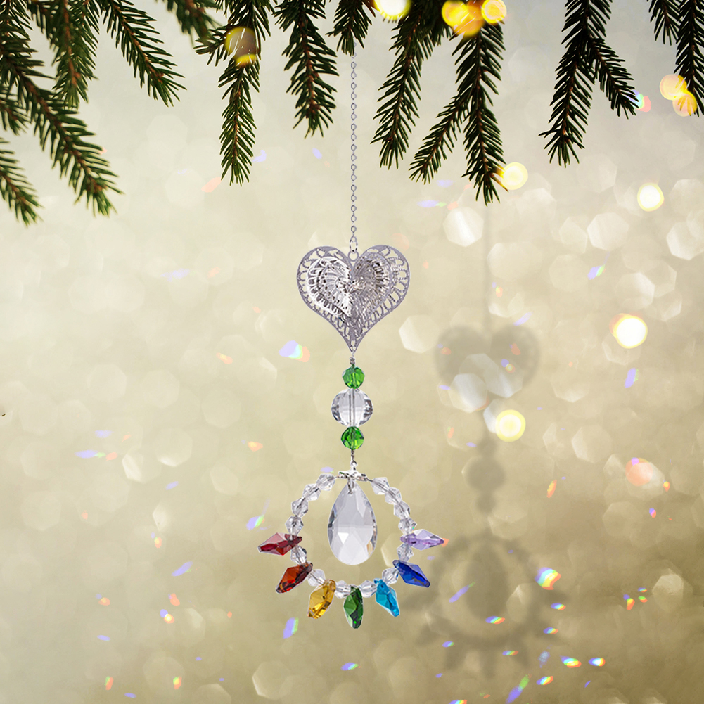 

Butterfly Love Ring - Art Crystal Suncatcher, 501 Original