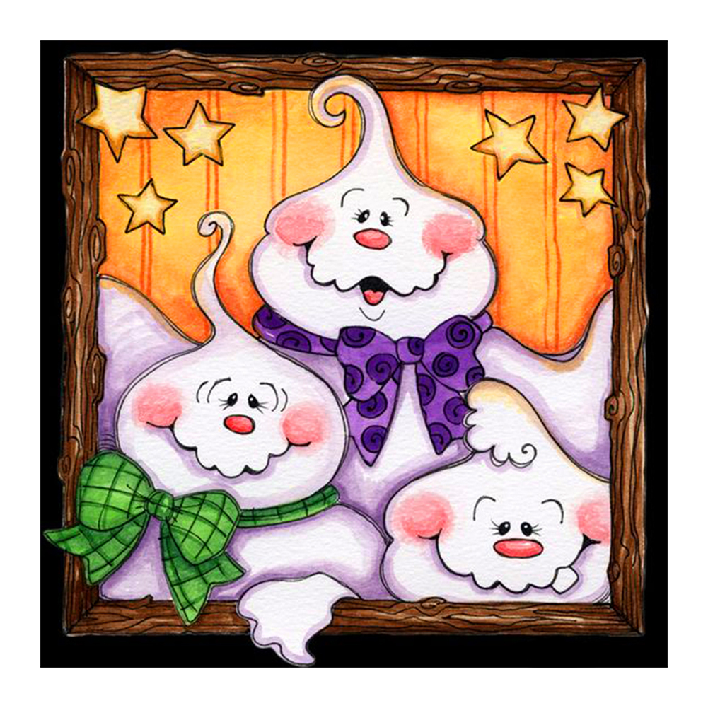 

Scarecrow Ghost - Round Drill Diamond Painting - 30*30CM, 501 Original