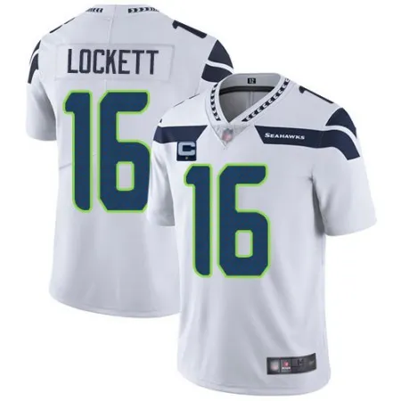 Men's Seattle Seahawks #16 Tyler Lockett White 2019 100th Season Vapor Untouchable Limited Stitched NFL Jersey 3QYW