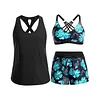 🏖️LAST DAY SALE 49% OFF 🔥Aqua Eve Three Piece Tankini with Shorts🩱