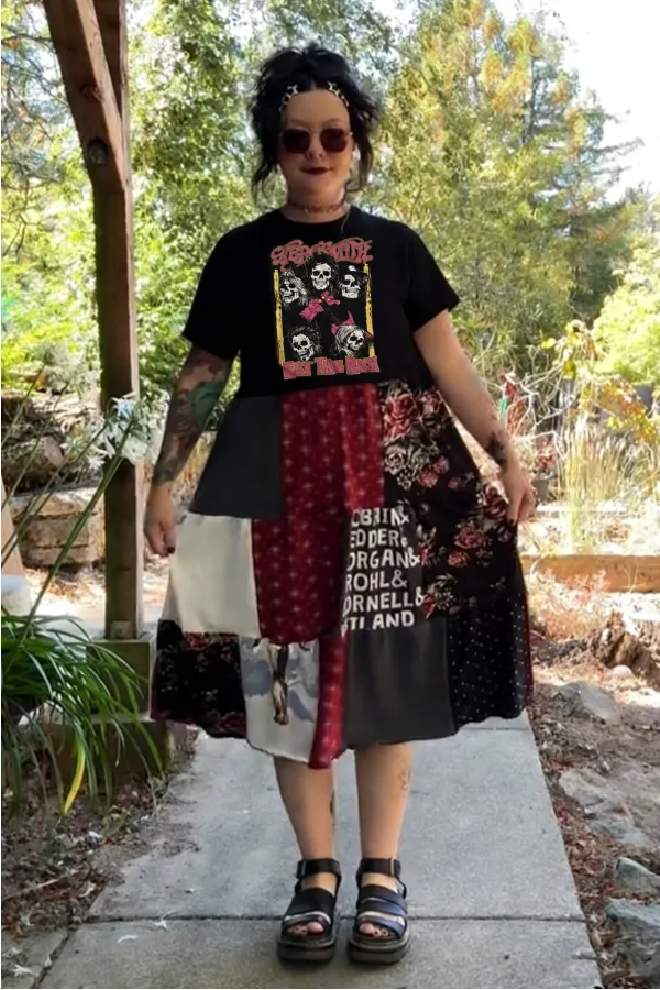 Aerosmith Upcycled Tee