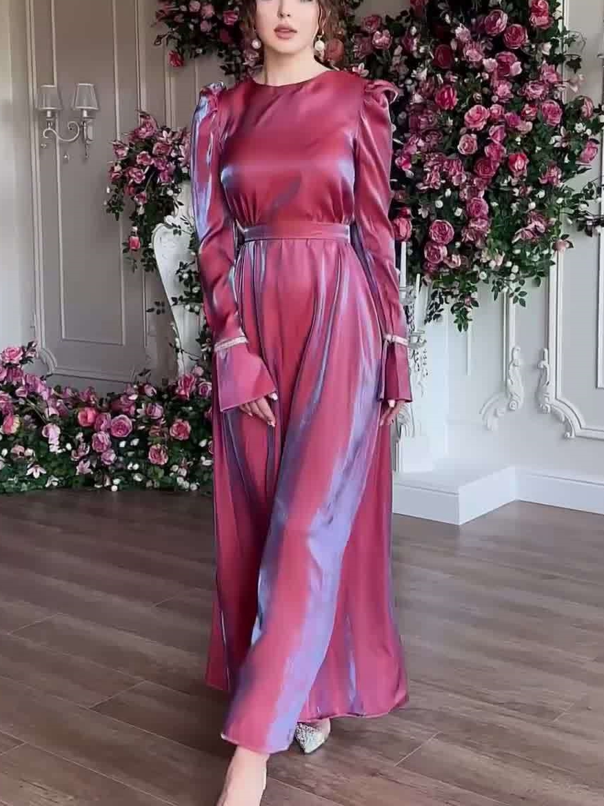 Women's Glitter Glaze Elegant Swing Dress | Oxredo Shop Ramadan Sale