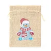 DIY Diamond Christmas Decoration | Christmas Snowman | Gift Bag