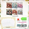 (US Only)6PCS Flowers DIY Diamond Art Greeting Cards Congratulations Cards & Gifts