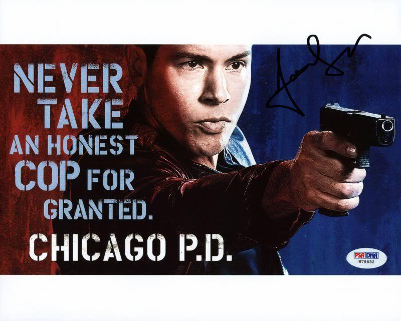 Jon Seda Chicago P.D. Signed Authentic 8X10 Photo Poster painting Autographed PSA/DNA #W79532