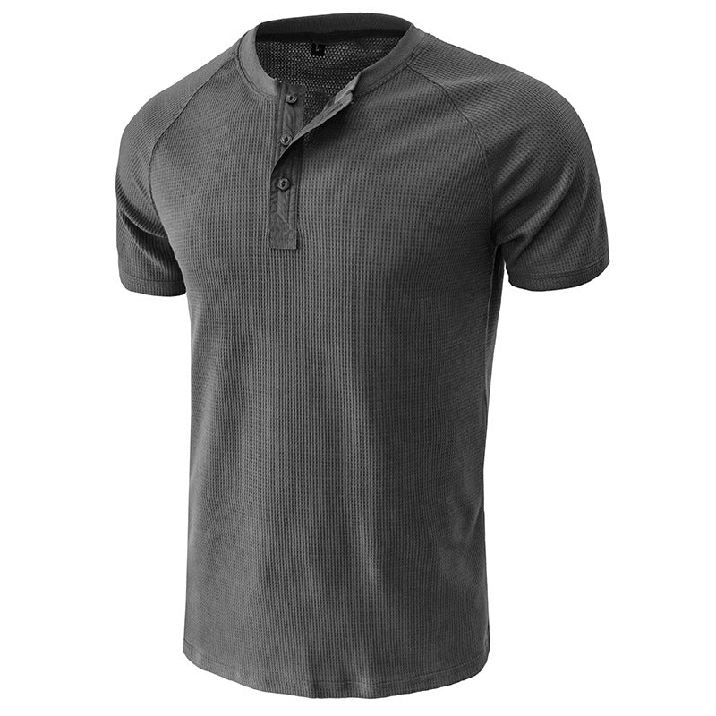 Soft Henley Collar Tee