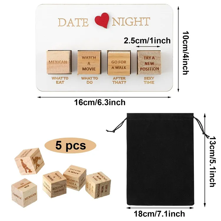 Food Decision Dice Decider, 12 Side Date Night Food Produktbild-Vorschau 12