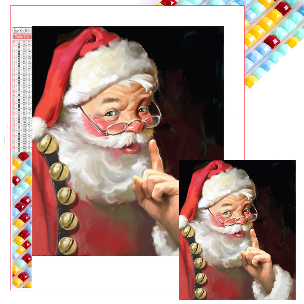 Santa Claus 50*60cm(picture) full square drill diamond painting