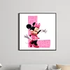 Diamond Painting -DIY Round Drill Minnie Letter L