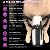 Automatic telescopic vibration bluetooth wearable masturbation cup