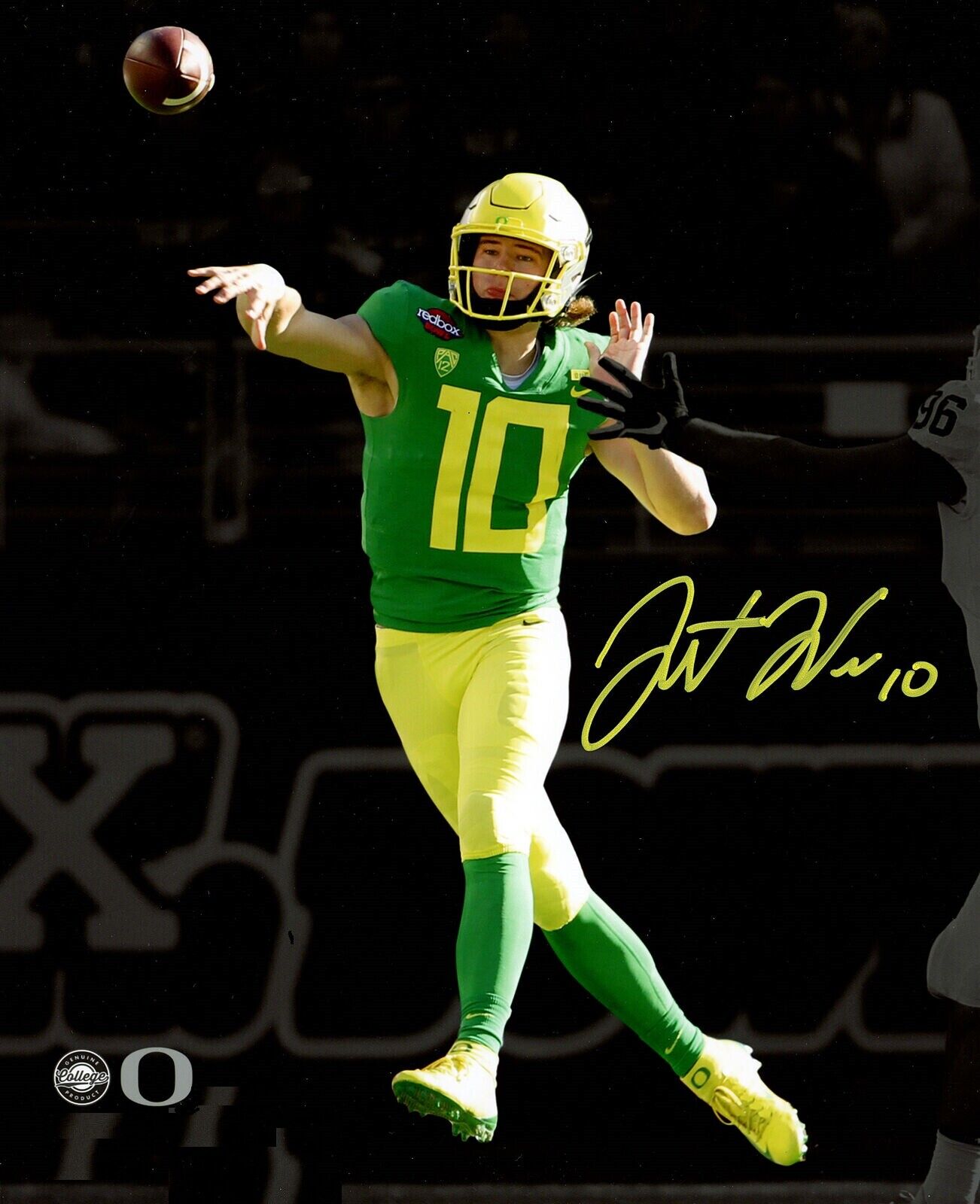 Justin Herbert Autographed Signed 8x10 Photo Poster painting ( Chargers ) REPRINT ,